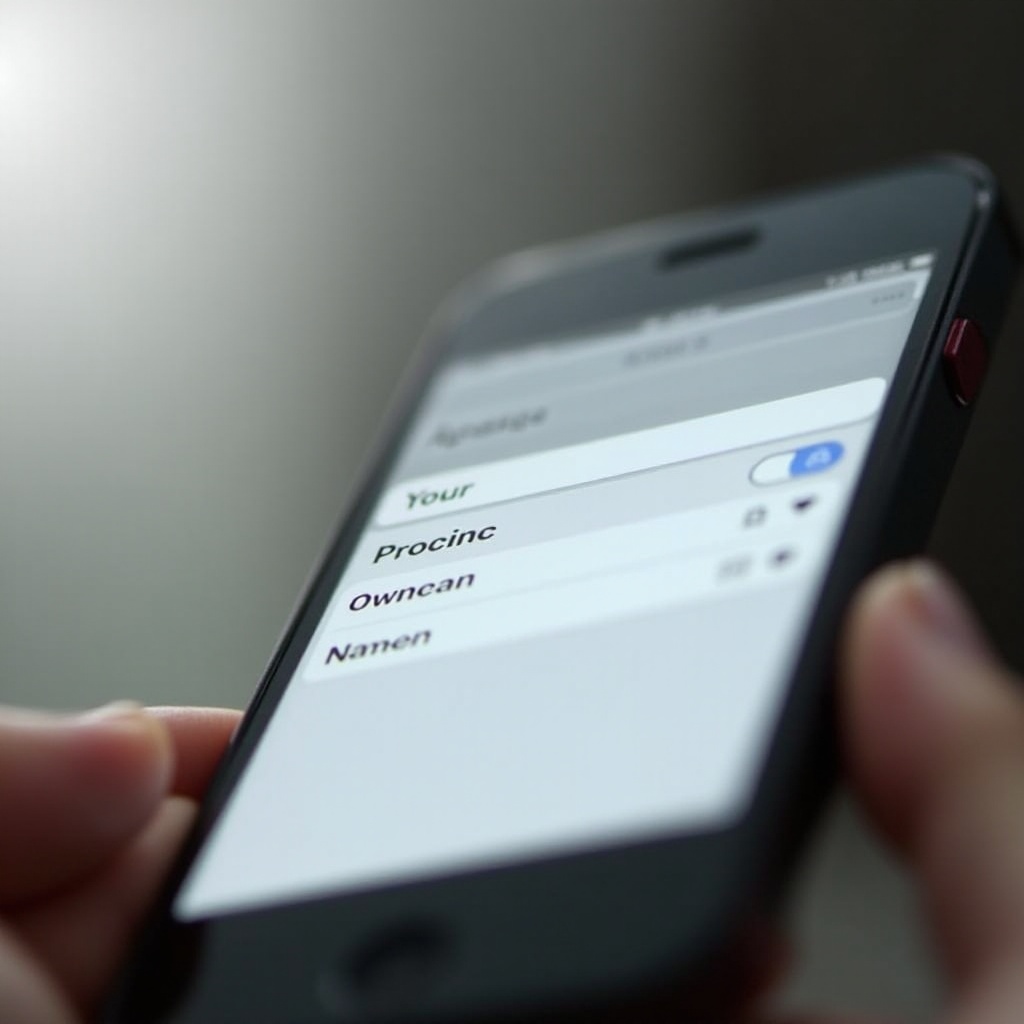 cambiare il nome del mio iPhone